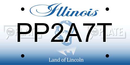 PP2A7T Illinois License Plate