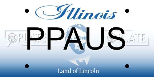 PPAUS Illinois License Plate