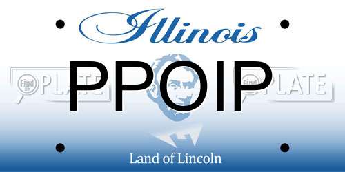 PPOIP Illinois License Plate