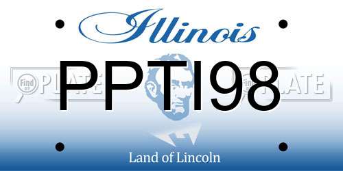 PPTI98 Illinois License Plate