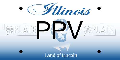 PPV Illinois License Plate