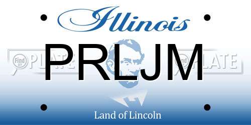 PRLJM Illinois License Plate