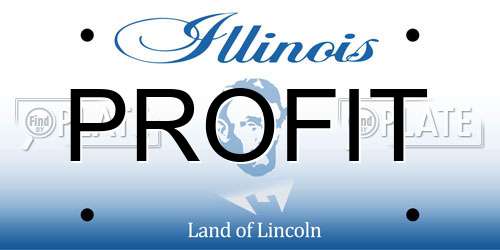 PROFIT Illinois License Plate
