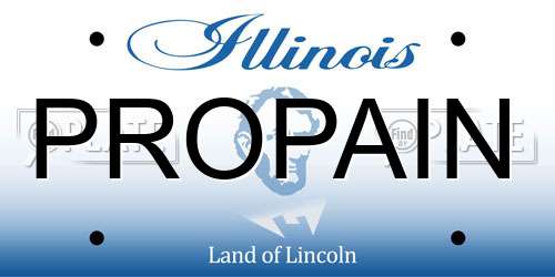PROPAIN Illinois License Plate