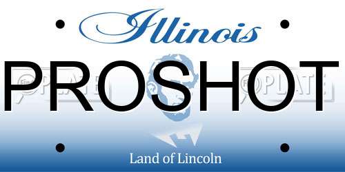 PROSHOT Illinois License Plate