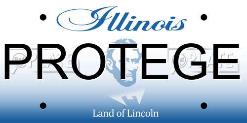 PROTEGE Illinois License Plate