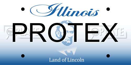 PROTEX Illinois License Plate