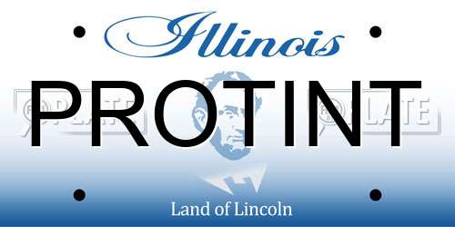 PROTINT Illinois License Plate