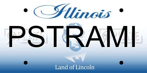 PSTRAMI Illinois License Plate