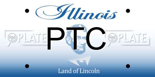 PTC Illinois License Plate
