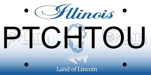 PTCHTOU Illinois License Plate