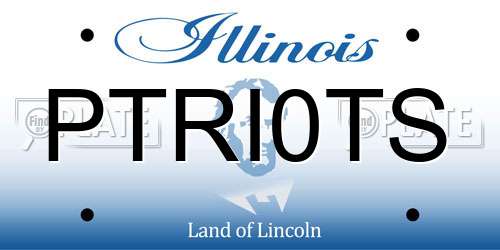 PTRI0TS Illinois License Plate
