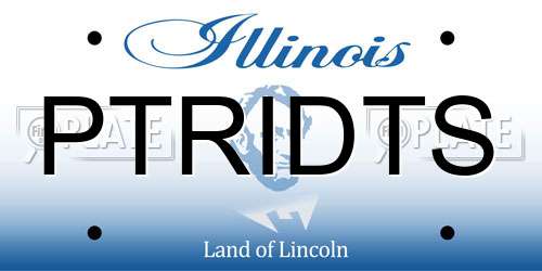 PTRIDTS Illinois License Plate