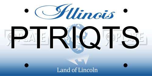 PTRIQTS Illinois License Plate
