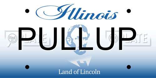 PULLUP Illinois License Plate