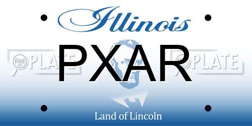 PXAR Illinois License Plate