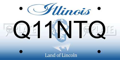 Q11NTQ Illinois License Plate