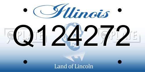 Q124272 Illinois License Plate