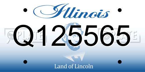Q125565 Illinois License Plate