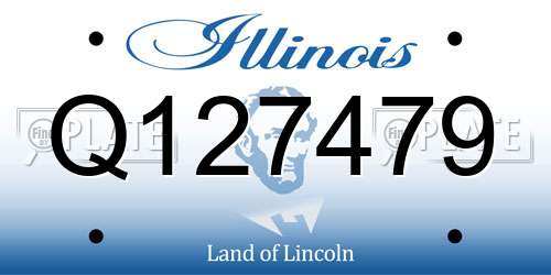 Q127479 Illinois License Plate