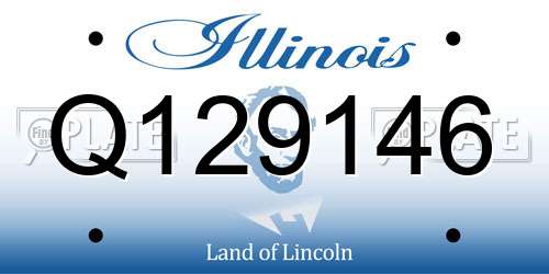 Q129146 Illinois License Plate