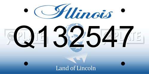 Q132547 Illinois License Plate