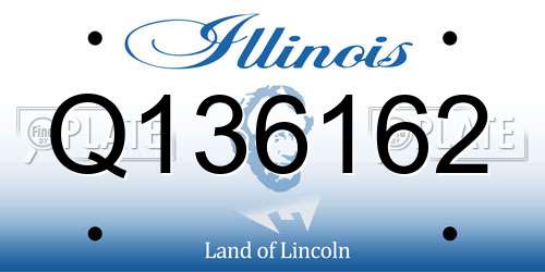 Q136162 Illinois License Plate