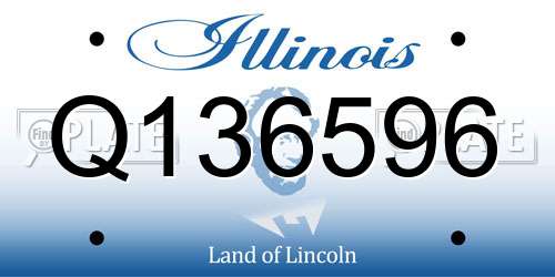Q136596 Illinois License Plate