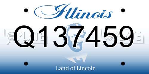 Q137459 Illinois License Plate