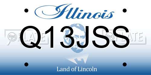 Q13JSS Illinois License Plate