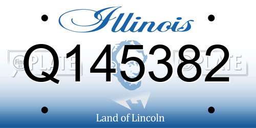Q145382 Illinois License Plate