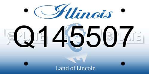 Q145507 Illinois License Plate