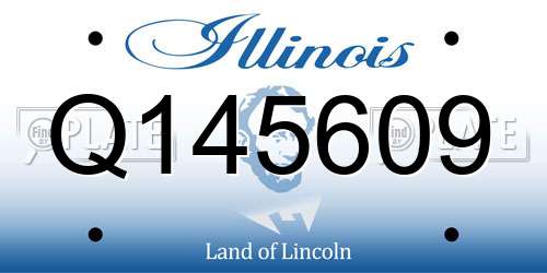 Q145609 Illinois License Plate