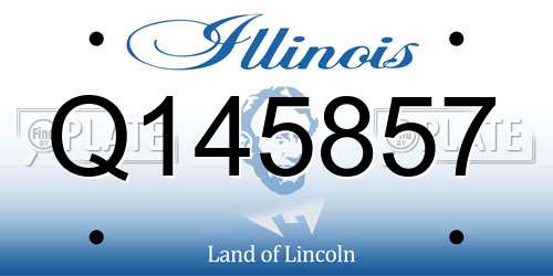 Q145857 Illinois License Plate