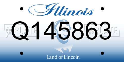 Q145863 Illinois License Plate