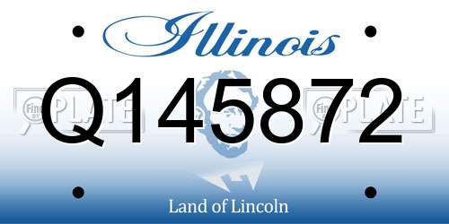 Q145872 Illinois License Plate
