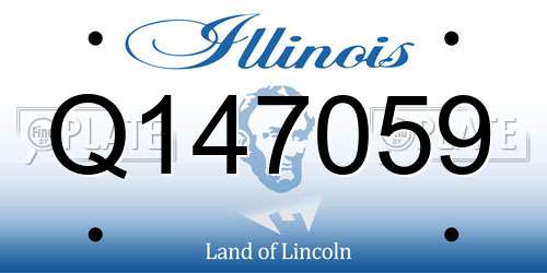 Q147059 Illinois License Plate