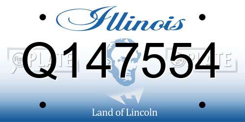 Q147554 Illinois License Plate