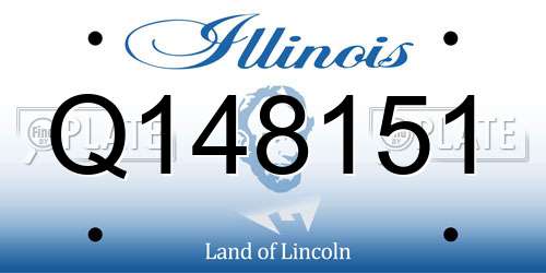Q148151 Illinois License Plate
