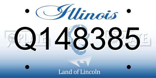 Q148385 Illinois License Plate