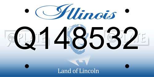 Q148532 Illinois License Plate