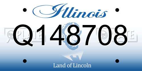 Q148708 Illinois License Plate