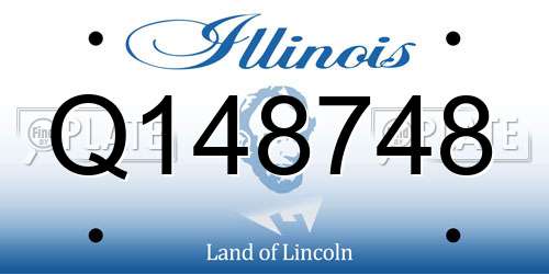 Q148748 Illinois License Plate
