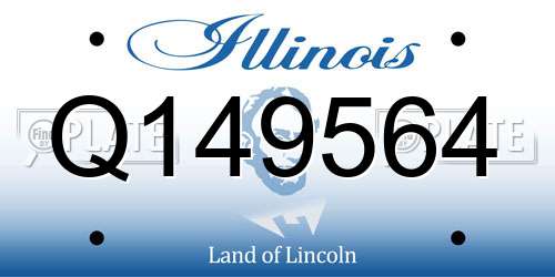 Q149564 Illinois License Plate