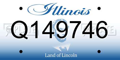 Q149746 Illinois License Plate