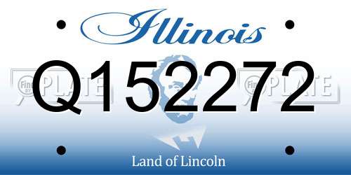 Q152272 Illinois License Plate
