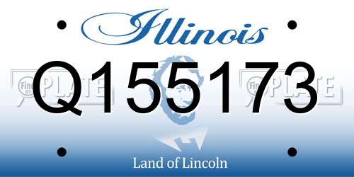 Q155173 Illinois License Plate