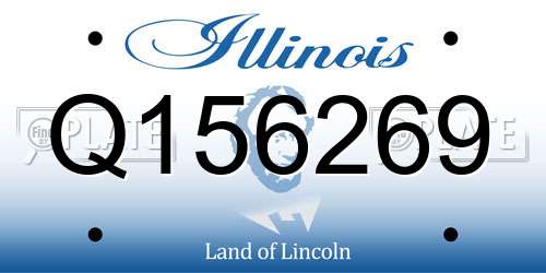 Q156269 Illinois License Plate