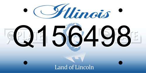 Q156498 Illinois License Plate