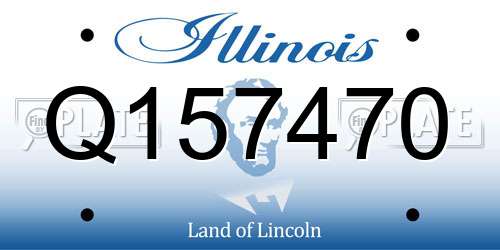 Q157470 Illinois License Plate